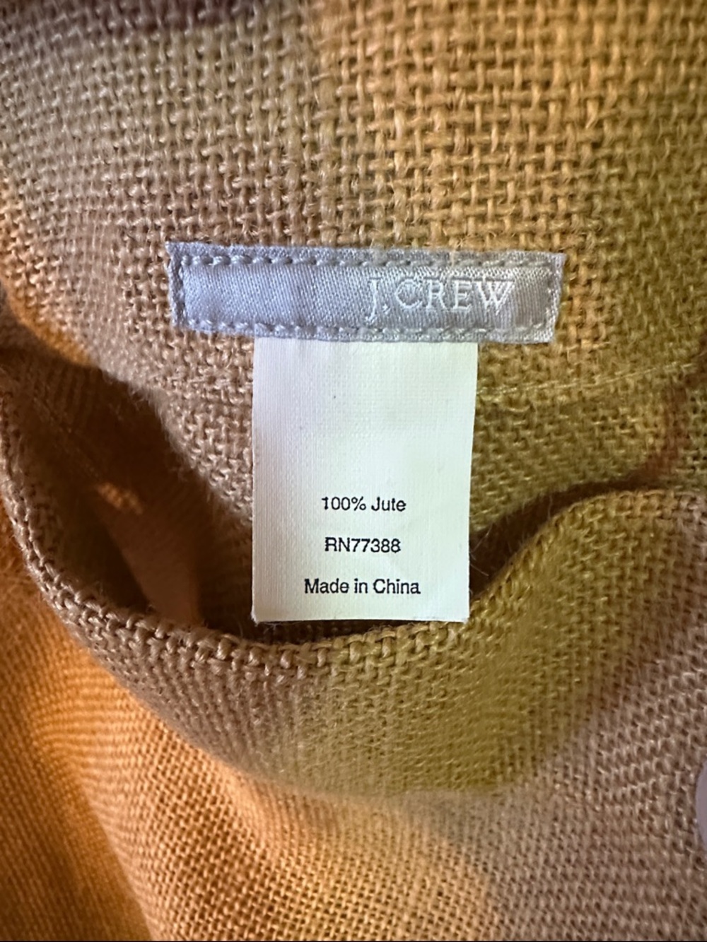 J. Crew Jute Beach Tote - Picture 2 of 8
